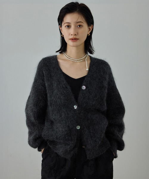 【人気】モヘアカーディガン スーパーキッドモヘア使用 毛足長め 大きめ 2XL 人気】モヘアカーディガン スーパーキッドモヘア使用 毛足長め 大きめ 2XL