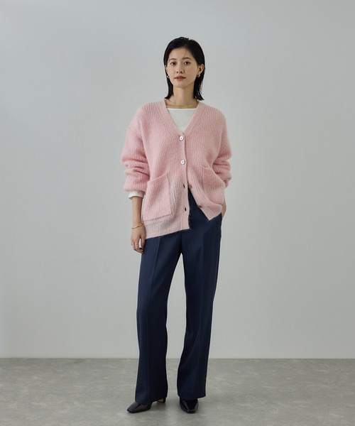 ROPE'（ロペ） カーディガン スーパーキッドモヘヤVネックカーディガン