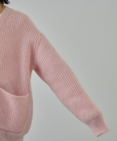 ROPE'（ロペ） カーディガン スーパーキッドモヘヤVネックカーディガン