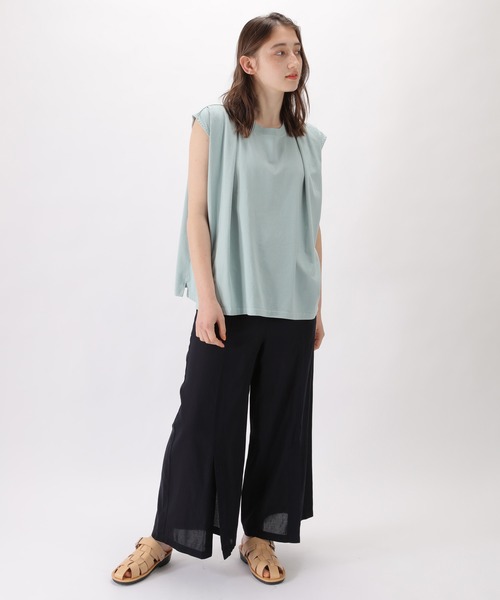 「ZUCCa」 半袖カットソー M size ブラック レディース_画像8