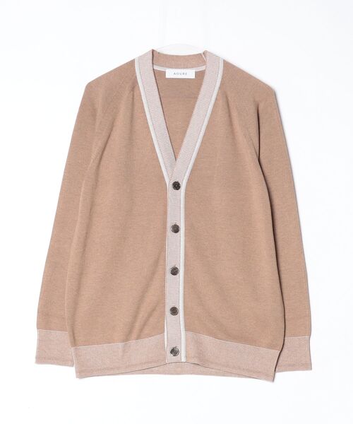 AOURE（アウール） セーター ニット ラインドカーディガン メンズ