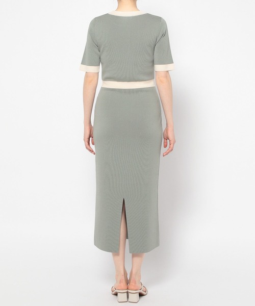 「Andemiu」 半袖ワンピース FREE グレー レディース_画像8