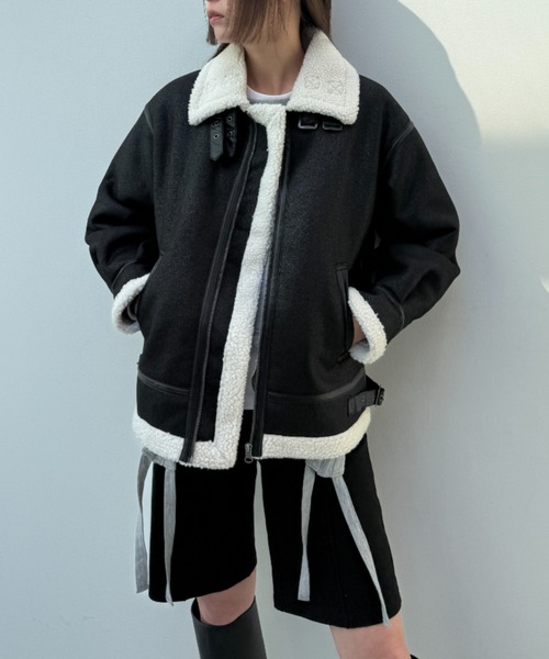 「y/m」 ブルゾン FREE ブラック レディース_画像3