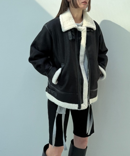 「y/m」 ブルゾン FREE ブラック レディース_画像5