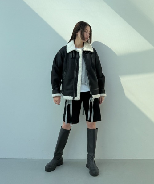 「y/m」 ブルゾン FREE ブラック レディース_画像7