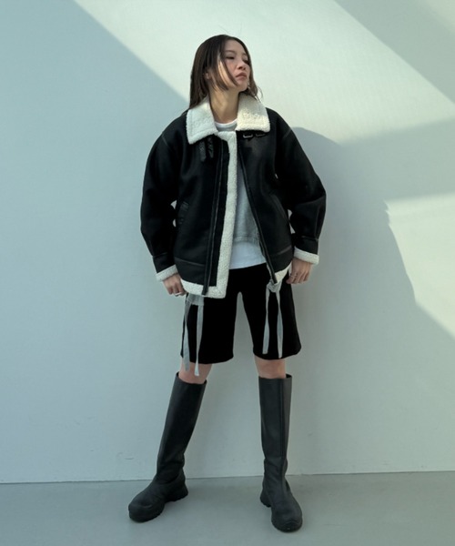 「y/m」 ブルゾン FREE ブラック レディース_画像8