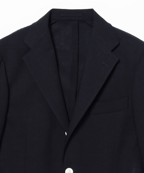 コート ジャケット NEW EASY ジャパンウール ネイビー ジャケット メンズの画像