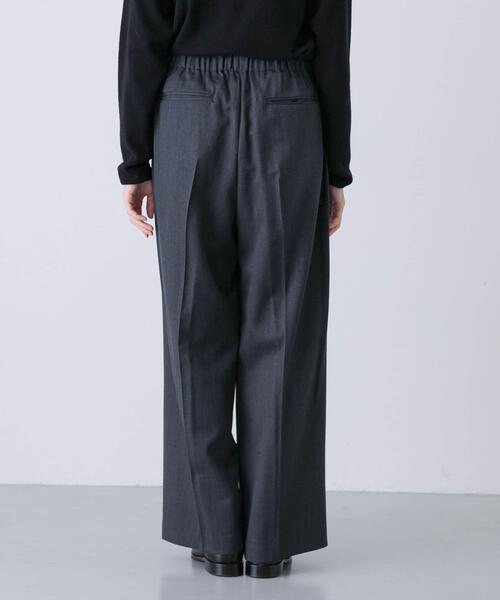 かぐれ パンツ ウォッシャブルウールツイルパンツ レディース