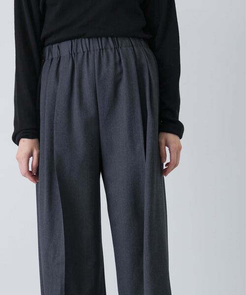 かぐれ パンツ ウォッシャブルウールツイルパンツ レディース