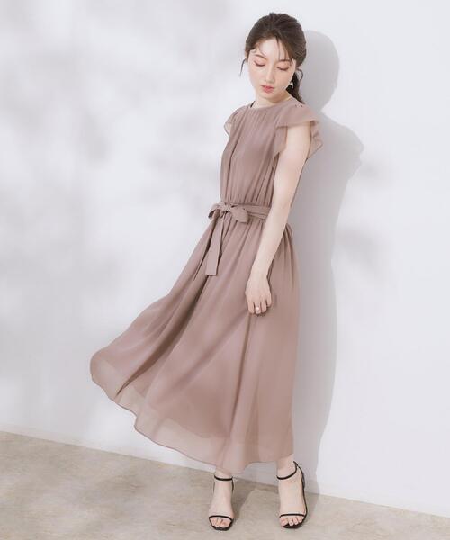 「couture brooch」 半袖ワンピース 38 ブルー レディース_画像3