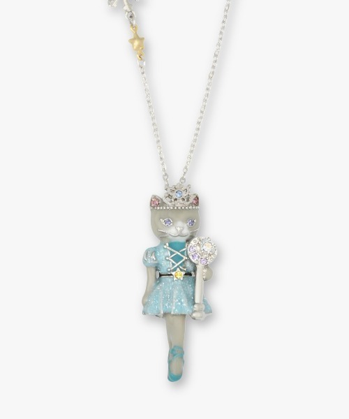 ANNA SUI（アナスイ） ネックレス バレリーナ猫モチーフ ネックレス