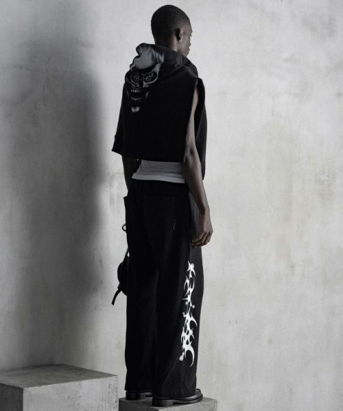 セレモニースーツ スラックス 「STAMPD」S.DAIMON SWEATPANT 01 / ブラック 「SLA-M4103SP」 メンズ_5