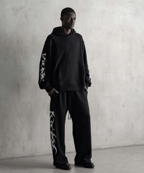 セレモニースーツ スラックス 「STAMPD」S.DAIMON SWEATPANT 01 / ブラック 「SLA-M4103SP」 メンズ_6