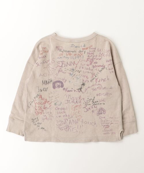 「DENIM DUNGAREE」 「KIDS」スウェットカットソー 130cm ベージュ キッズ_画像2