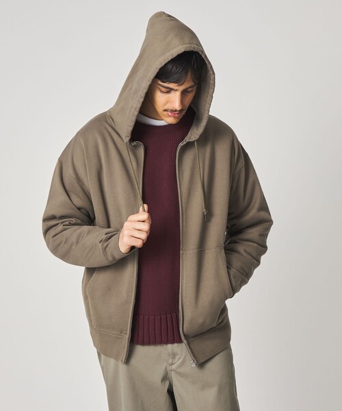 STEVEN ALAN（スティーブンアラン） パーカー ウラケ ジップ