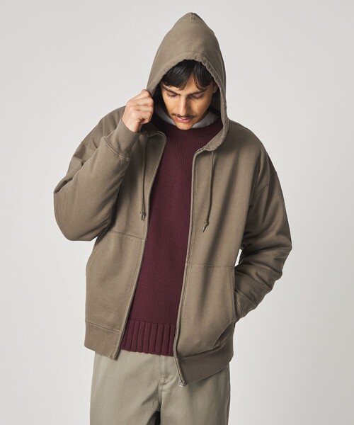STEVEN ALAN（スティーブンアラン） パーカー ウラケ ジップ
