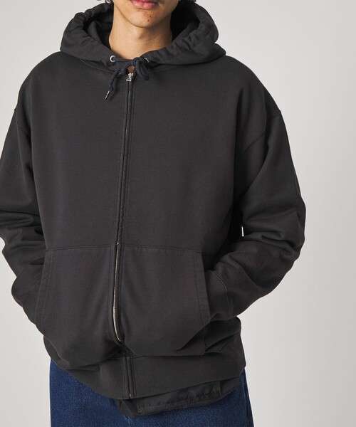 STEVEN ALAN（スティーブンアラン） パーカー ウラケ ジップ