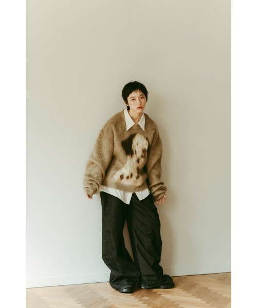 Knuth Marf（クヌースマーフ） ニット セーター dalmatian shaggy knit