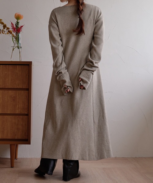 mideal（マイディール） ワンピース lady knit onepiece / レディー