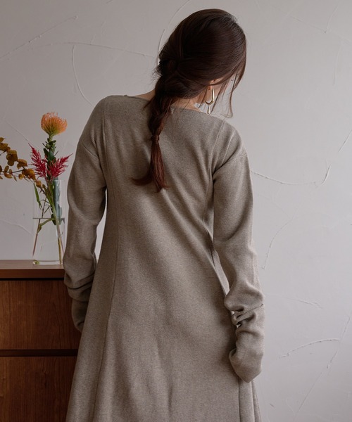 mideal（マイディール） ワンピース lady knit onepiece / レディー