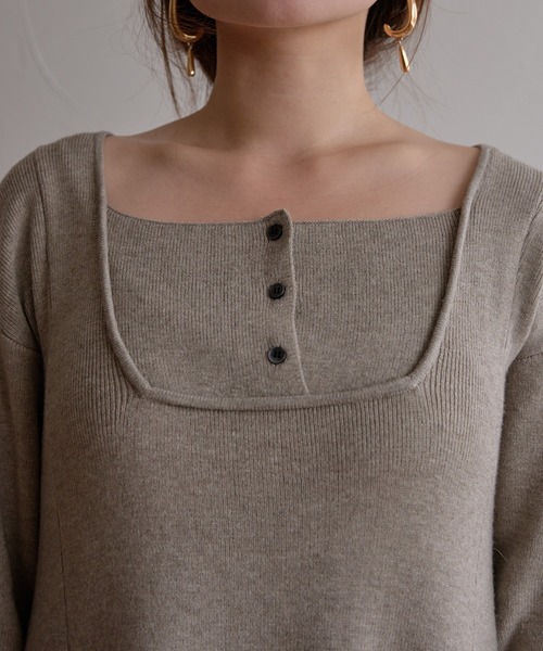 mideal（マイディール） ワンピース lady knit onepiece / レディー