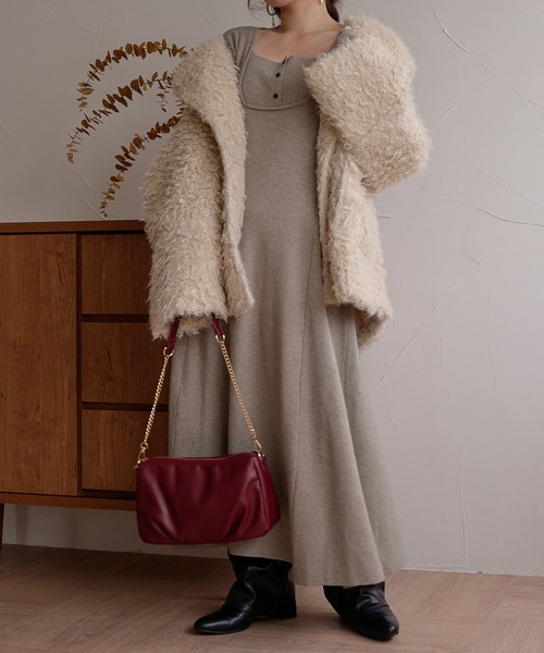 mideal（マイディール） ワンピース lady knit onepiece / レディー