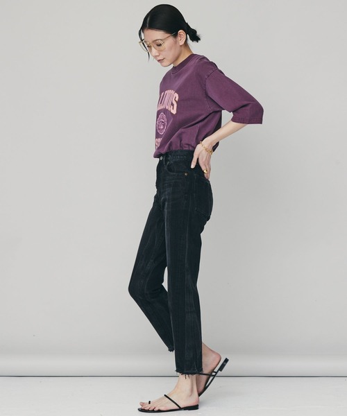 「UNIVERSAL OVERALL」 半袖Tシャツ FREE グリーン レディース_画像3