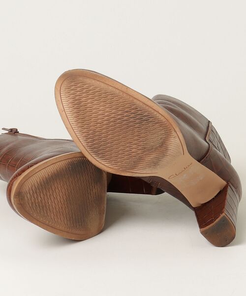 「Clarks」 ショートブーツ 5 ブラウン レディース_画像3