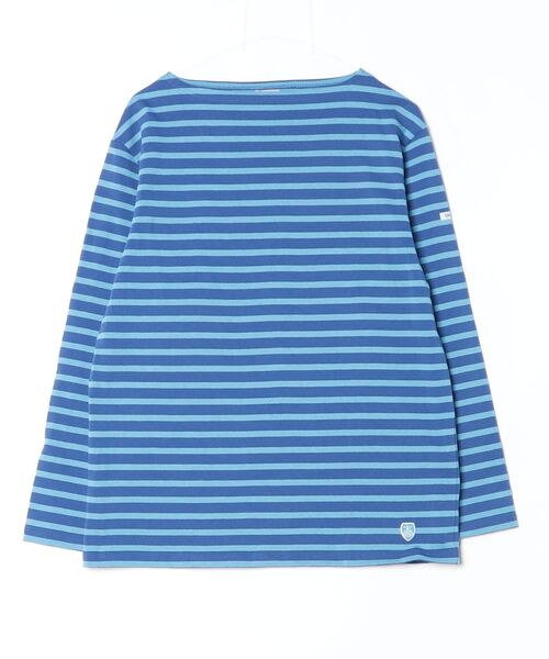 ORCIVAL（オーシバル） ボーダー柄長袖Tシャツ 5 ブルー メンズ