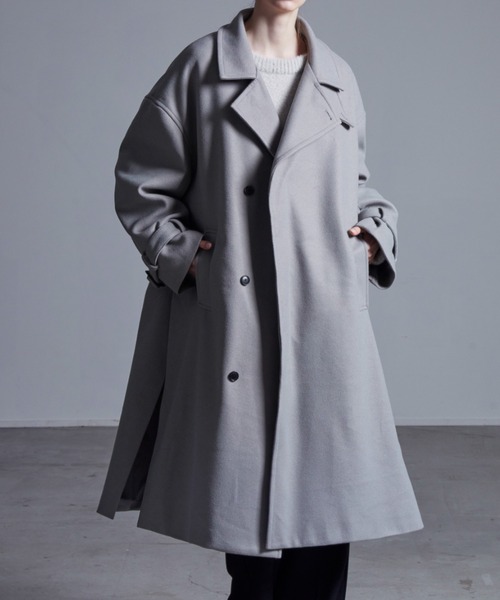 Loose（ルース） ステンカラーコート X-SMALL グレー系その他 メンズ