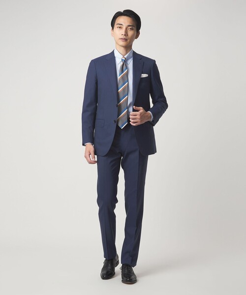 Green label relaxing スーツネイビー GUABELLO green label relaxing（グリーンレーベルリラクシング） セレモニー