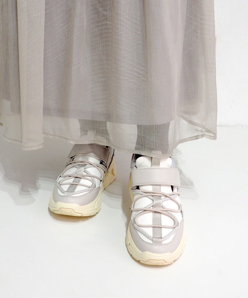 「あしながおじさん」 ローカットスニーカー LL ブラック レディース_画像4