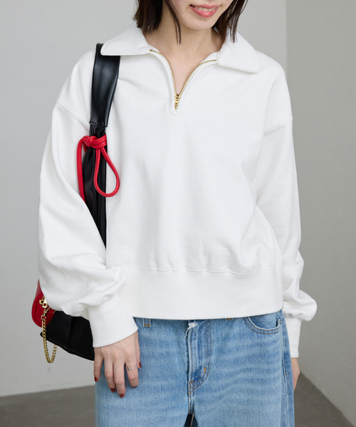 【+81BRANCA】 スウェットシャツ 81BRANCA（ハチイチブランカ） スウェットカットソー FREE ホワイト