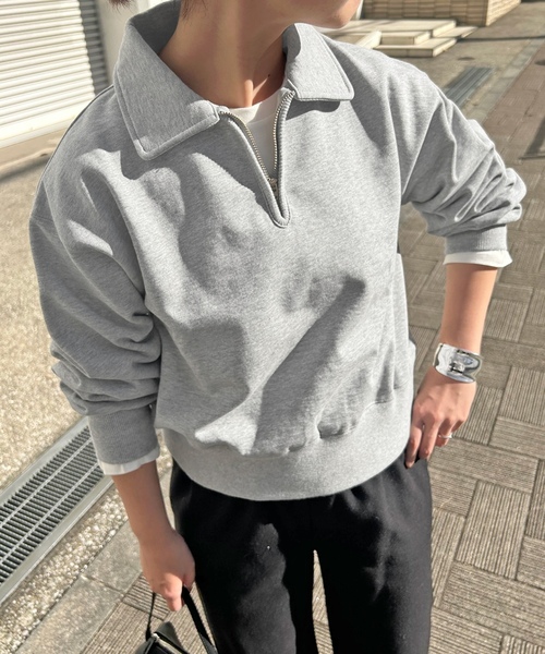 【+81BRANCA】 スウェットシャツ 81BRANCA（ハチイチブランカ） スウェットカットソー FREE ホワイト