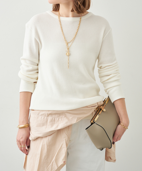 ドゥーズィエムクラス WOOLY WAFFLE プルオーバー 新品 タグ付き WOOLY WAFFLE プルオーバー（Tシャツ／カットソー）｜Deuxieme Classe