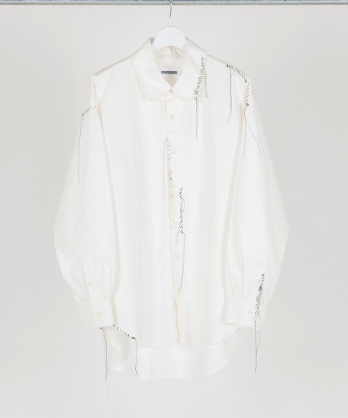 「DISCOVERED」 長袖シャツ 3 ホワイト メンズ_画像5