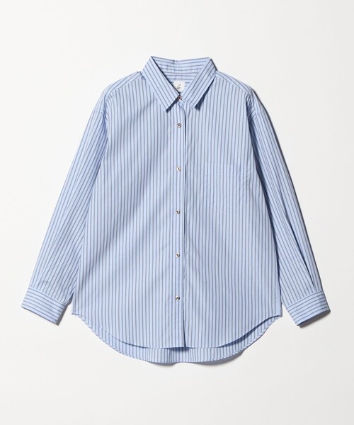 ＜6(ROKU)＞STRIPE SHIRT/シャツ ◆ 36 6 ブラウス シャツ 「6(ROKU)」コットン ストライプ シャツ レディース