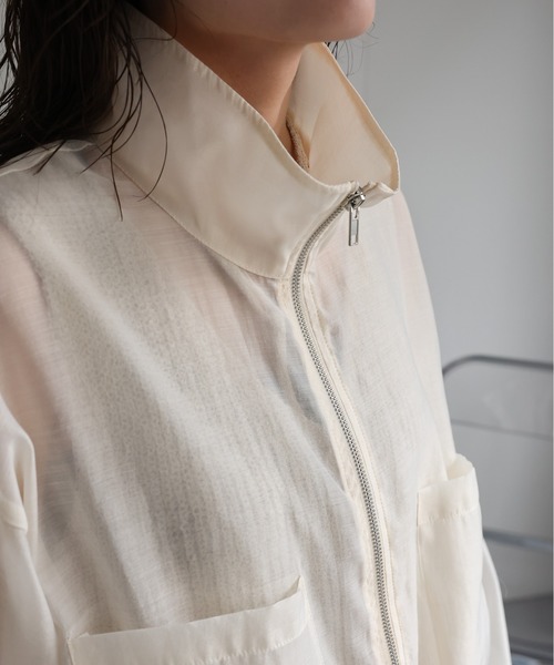 「ap retro」 ブルゾン FREE アイボリー レディース_画像6