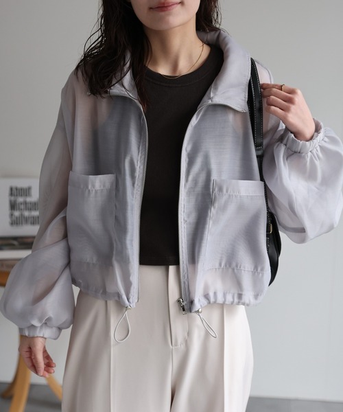 「ap retro」 ブルゾン FREE アイボリー レディース_画像8