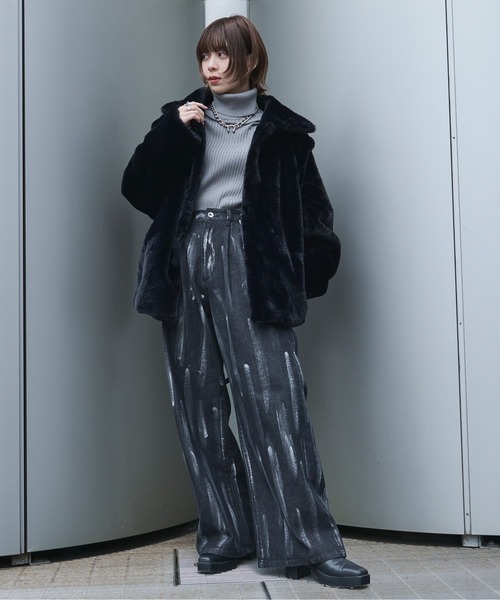 「Ellno Loset」 ジャケット SMALL グレー系その他 メンズ_画像3