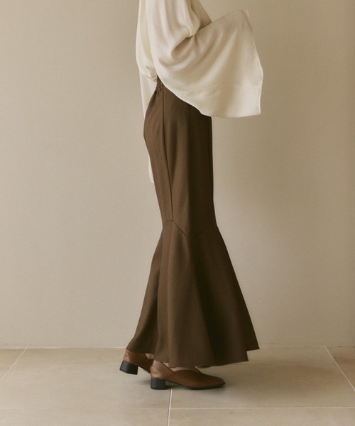 「moi tytto」 ロングスカート MEDIUM ブラック レディース_画像6
