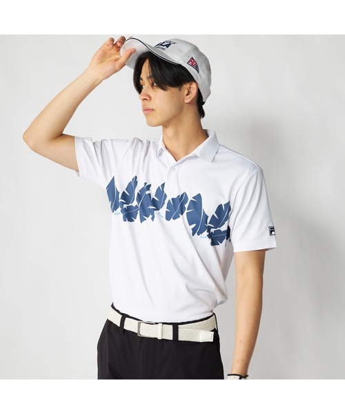 FILA GOLF uvカット ポロシャツ 半袖 フィラゴルフ ゴルフウェア 接触
