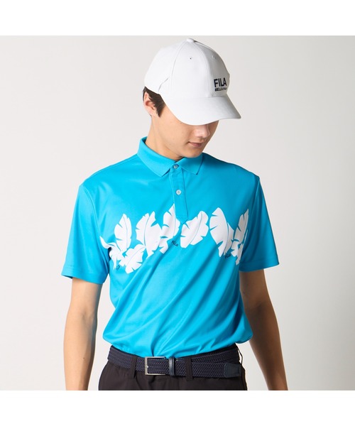 FILA GOLF uvカット ポロシャツ 半袖 フィラゴルフ ゴルフウェア 接触