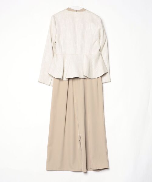 「RUIRUE BOUTIQUE」 セットアップ M ベージュ レディースの画像