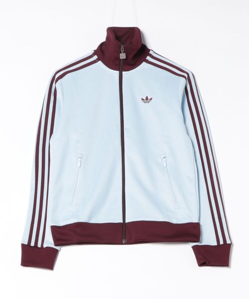 ジャケット・アウター adidas W CLASSIC TRACKTOP CRSKY/MAROON adidas（アディダス） コート アウター W CLASSIC TRACKTOP アウター