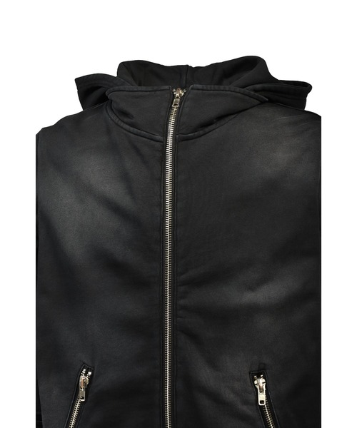 BREATH パーカー BLEACH LAYERED ZIP HOODIE メンズ レディース