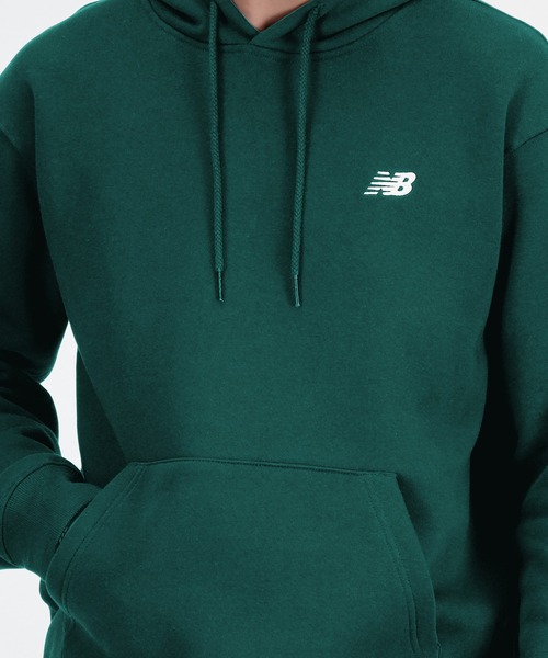 「New Balance」 プルオーバーパーカー LARGE グリーン メンズ_画像5