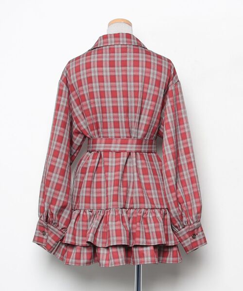 「jouetie」 長袖ワンピース MEDIUM レッド レディースの画像