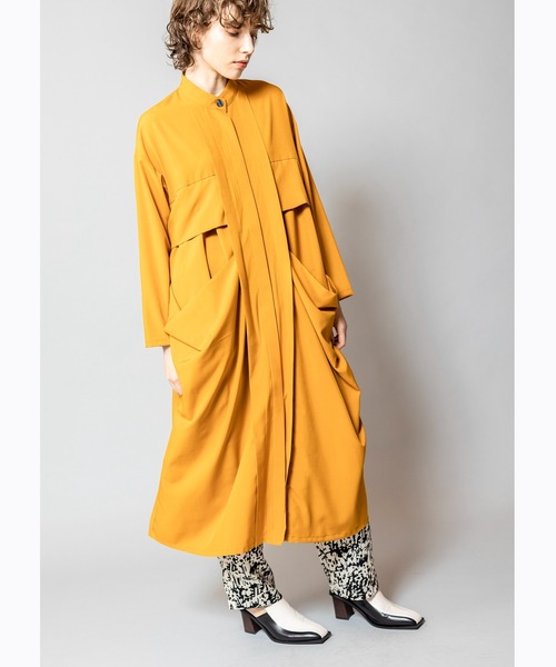 「OSMOSIS」 長袖ワンピース ONE SIZE ブラック レディース_画像8