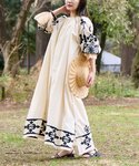 ワンピース 「Aguni」2WAY刺繍ボリュー...の詳細画像1